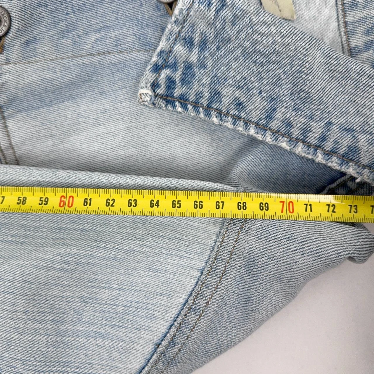 Jack & Jones Chaqueta de Denim Vintage Wash Talla L Azul Claro con Bolsillos en Contraste – photo 12